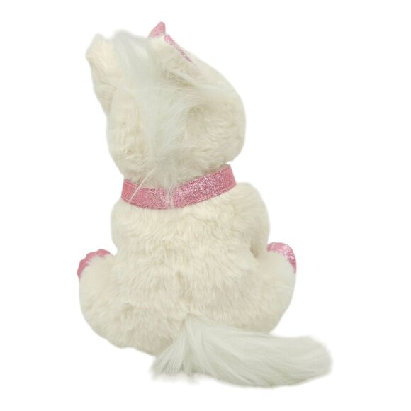 Unicorn Plush Sparkle Shimmer Pink Collar Horn Feet 10.5" Stuffed Animal Toy - Picture 5 of 13